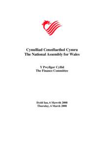 United Kingdom / Private finance initiative / Public–private partnership / Welsh language / Public sector / Alun Cairns / Wales / Public economics / Economic policy / Government