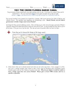Microsoft Word[removed]THE CROSS FLORIDA BARGE CANAL_Worksheet_with_Prezi_1