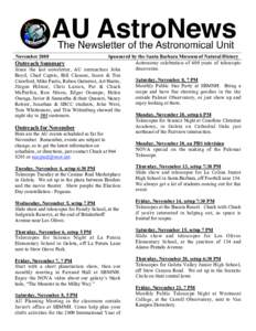 Space telescopes / Bacara Resort / Goleta /  California / European Southern Observatory / Santa Barbara /  California / Orion / Geography of California / Astronomy / Spaceflight