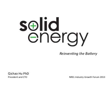 Solid Energy Presentation