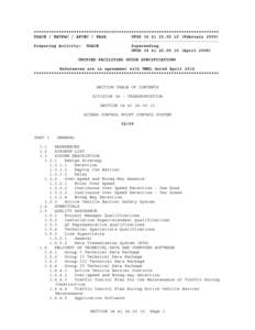 ************************************************************************** USACE / NAVFAC / AFCEC / NASA UFGS[removed]February 2009) ----------------------------------Preparing Activity: USACE Superseding UFGS 34