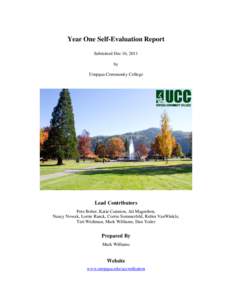 Microsoft Word - UCC Year 1 Self-Evaluation FINAL[removed]
