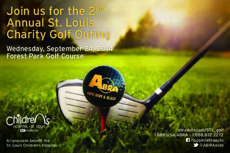 Join us for the 2nd Annual St. Louis Charity Golf Outing Wednesday, September 24, 2014 Forest Park Golf Course