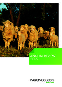 Annual Review 2009 executive And stAff BoARd of woolPRoduceRs AustRAliA
