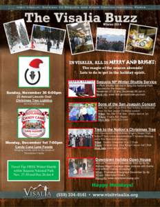 Downtown Visalia / General Grant / Sequoia National Park / Christmas music / Sequoia / Christmas tree / Christmas and holiday greetings / Christmas / Visalia /  California / Kings Canyon National Park