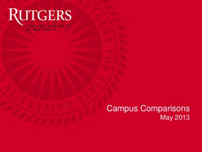 Campus Comparisons May 2013 Issues With Data • Recent data on campus funding comparisons used publically available federal IPEDS data from the National