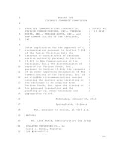 Frontier Communications / Economy of the United States / Communications in the United States / United States / Verizon Communications / Verizon South / Verizon North