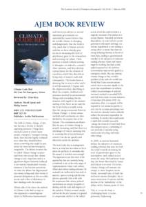 The Australian Journal of Emergency Management, Vol. 24 No. 1, February[removed]AJEM BOOK REVIEW Climate Code Red: the Case for Emergency Action