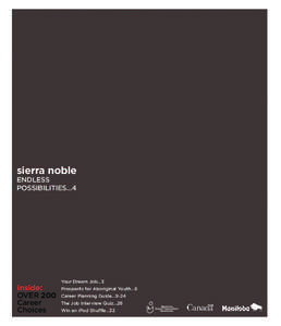 sierra noble ENDLESS PoSSibiLitiES...4 inside: