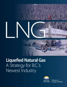 LNG Liquefied Natural Gas A Strategy for B.C.’s