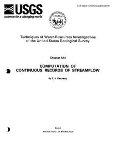 Link back to USGS publications  Techniques of Water-Resources Investigations of the United States Geological Survey