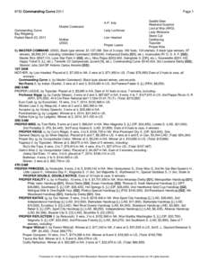 #750 Commanding Curve[removed]Page 1 Seattle Slew Weekend Surprise