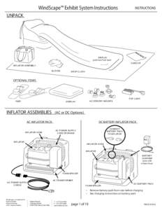 WindScape™ Exhibit System Instructions  INSTRUCTIONS UNPACK