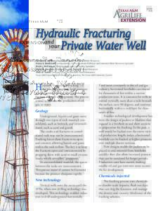 Water / Optical materials / Natural resources / Hydrology / Hydraulic engineering / Liquid water / Hydraulic fracturing / Groundwater pollution / Drinking water / Natural gas / Environmental impact of hydraulic fracturing / Total dissolved solids