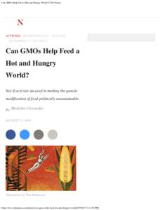 Can GMOs Help Feed a Hot and Hungry World? | The Nation