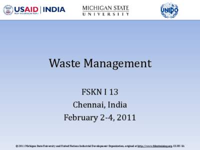 Electronic waste / Hazardous waste / Solid waste policy in the United States / Food waste / Environment / Waste / Industrial ecology