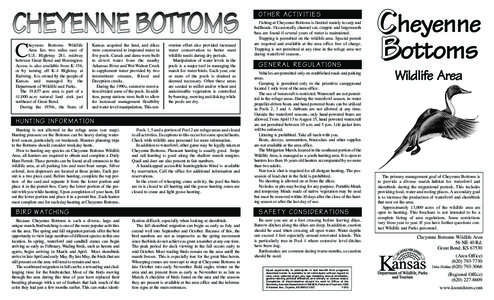 Cheyenne Bottoms Brochure