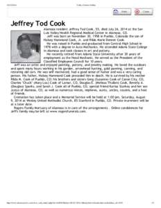 [removed]Valley Courier Online Jeffrey Tod Cook