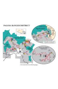 (Trail descriptions on following page.)  Pagosa Ranger District NAME  ALLOWED