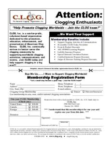 Microsoft Word - CLOG Membership Application - Revised 11_04 Kelli.doc