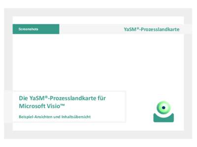 Screenshots YaSM Process Map (Microsoft Visio)