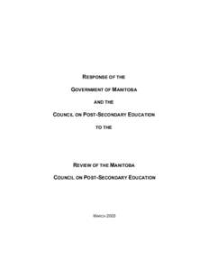 That COPSE develop a statement of its vision, program and agenda for the development of the PSE system over the next five y...