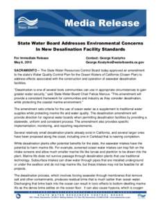 Water / Filters / Desalination / Water treatment / Seawater / Ocean thermal energy conversion / Seawater desalination in Australia / Wonthaggi desalination plant / Water desalination / Environmental engineering / Water supply