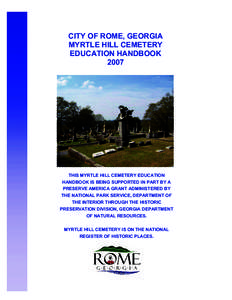 Cemetery / Culture / Burial / Cremation / Former cemeteries in Singapore / Death customs / Georgia / Myrtle Hill Cemetery