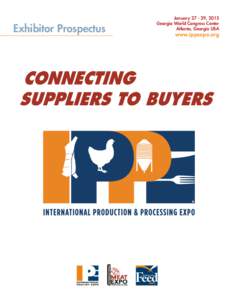 Exhibitor Prospectus  January[removed], 2015 Georgia World Congress Center Atlanta, Georgia USA