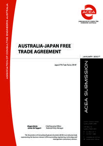 engineers australia  AUSTRALIA-JAPAN FREE TRADE AGREEMENT JANUARY 2007