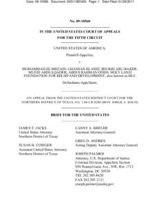 Case: Document: Page: 1 Date Filed: NoIN THE UNITED STATES COURT OF APPEALS FOR THE FIFTH CIRCUIT ____________________