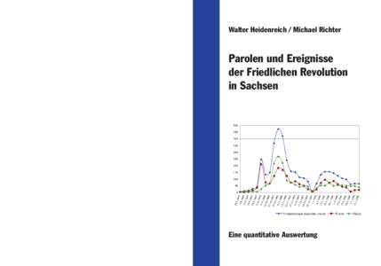 Walter Heidenreich / Michael Richter  Parolen und Ereignisse der Friedlichen Revolution in Sachsen