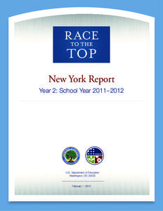 New York Report Year 2: School Year 2011– 2012  U.S. Department of Education Washington, DC 20202