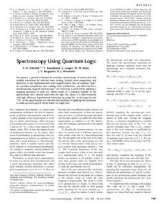 Atomic physics / Observational astronomy / Scattering / Spectroscopy / Doppler cooling / Laser / Atomic clock / Raman spectroscopy / Ion-association / Physics / Chemistry / Quantum mechanics