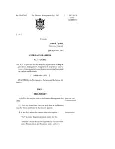 Disaster preparedness / Humanitarian aid / Occupational safety and health / Politics of Antigua and Barbuda / Emergency / State of emergency / Disaster / Antigua / Saint Lucia National Emergency Management Organisation / Public safety / Management / Emergency management