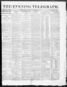 The evening telegraph (Philadelphia, Pa.). (Philadelphia, Pa[removed]p ].