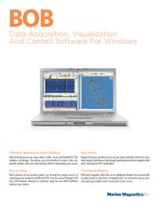 BOB  Data Acquisition, Visualization And Control Software For Windows  A Flexible Approach to Data Collection