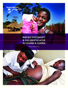 making pregnancy & CHILDBIRTH safer IN UGANDA & ZAMBIA Annual Report 2013  PROGRAMMATIC APPROACH
