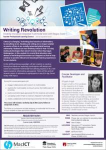 Writing Revolution  Creating innovative integrated multimodal texts with Stages 3 and 4 Teacher Professional Learning Course  (10 non-registered hours)