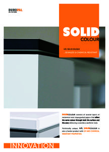 SOLID COLOUR hpl solid colour  ...SEAMLESS & CHEMICAL RESISTANT