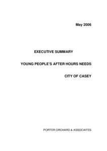 Microsoft Word - Executive Summary After Hours Report 2006.doc