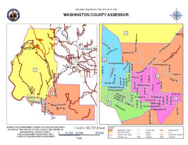 µ  THIS MAP CREATED BY THE OFFICE OF THE WASHINGTON COUNTY ASSESSOR