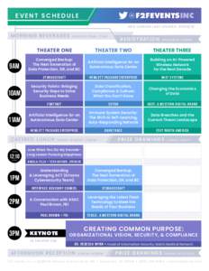 @  F 2FEVENTSINC  EVENT SCHEDULE W EB V ER S I O N L AST U P DAT ED : 