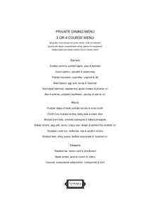 Microsoft Word - PRIVATE DINING MENU _u_ by Lee Westcott