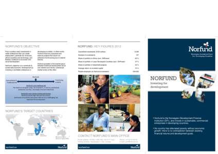 NORFUND’S OBJECTIVE  NORFUND: KEY FIGURES 2012 Poor countries need investments in viable enterprises that can create