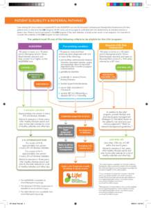 PATIENT ELIGIBILITY & REFERRAL PATHWAY Case-finding GP clinics need to complete BOTH the AUSDRISK tool and the Absolute Cardiovascular Disease Risk Assessment with their patients prior to referral to the Life! program. A