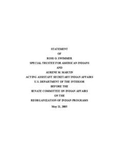 Cobell v. Salazar / Fiduciary / United States Department of the Interior / Bureau of Indian Affairs Police / Law / United States Bureau of Indian Affairs / Bureau of Indian Affairs