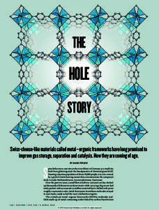 Energy storage / Hydrogen storage / Omar M. Yaghi / Metal-organic framework / MOFs for Catalysis / Methane / Hydrogen / Zeolite / Carbon capture and storage / Chemistry / Greenhouse gases / Refrigerants