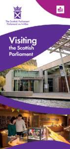 Visiting the Scottish Parliament MSPs in the Debating Chamber