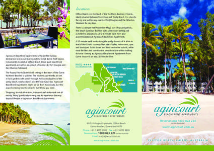 The Gardens / Queensland / Geography of Australia / Geography of Oceania / Far North Queensland / Cairns / Palm Cove /  Queensland